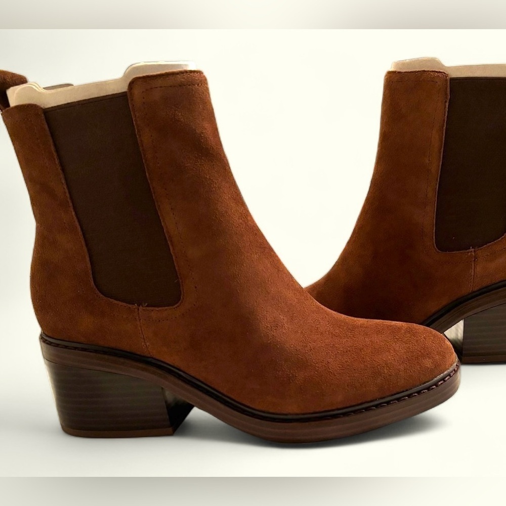 Marc Fisher Womens Block Heel Bootie Size 8.5M NWOT